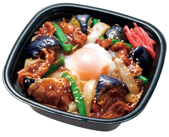 月見豚なす丼の画像