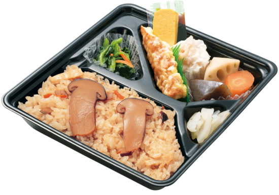 松茸ごはん弁当の画像