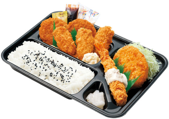 スペシャルカキヒレカツ弁当の画像