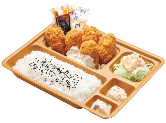 カキフライ弁当の画像