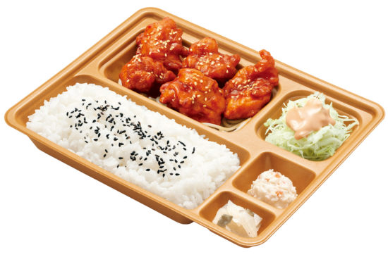 ヤンニョムチキン弁当の画像