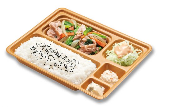 豚野菜炒め弁当の画像
