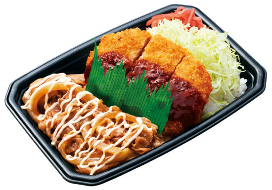 てり豚・メンチカツ弁当の画像