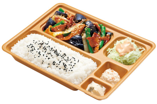 豚なす弁当の画像
